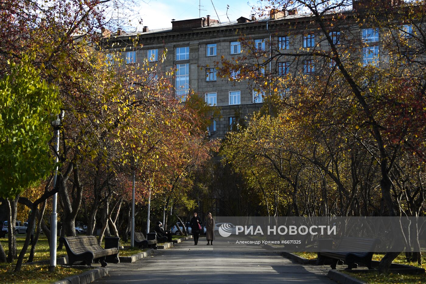 Осень в Новосибирске