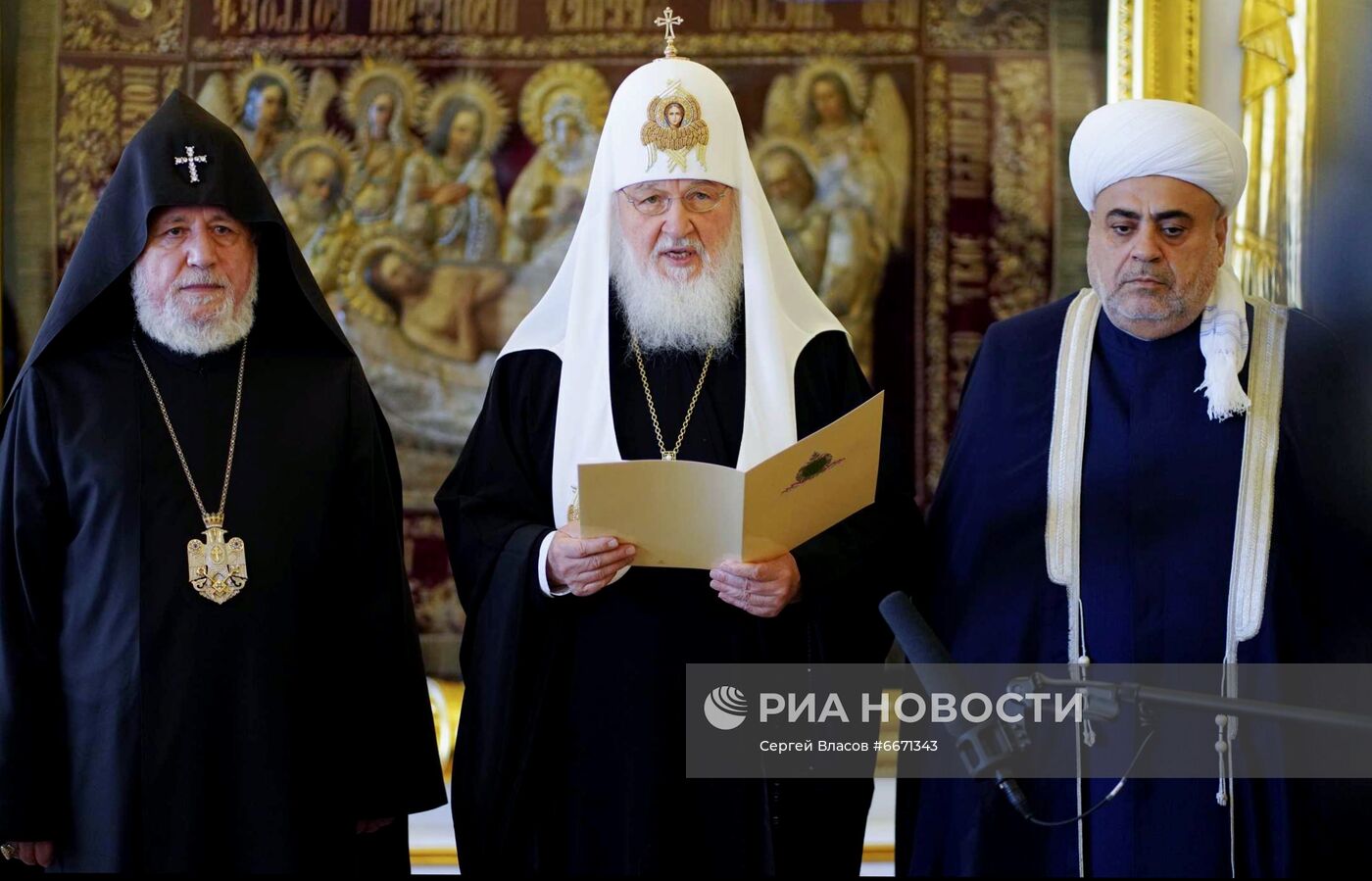 Встреча духовных лидеров России, Армении и Азербайджана в Москве