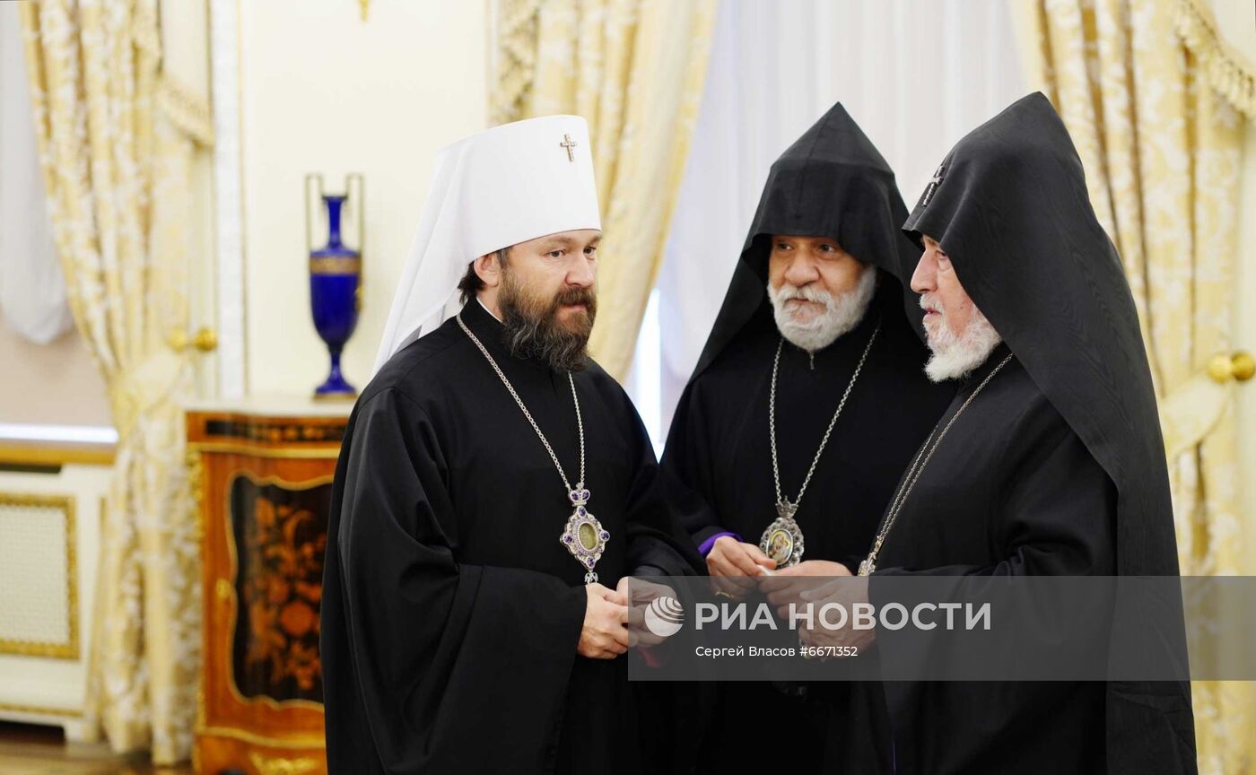 Встреча духовных лидеров России, Армении и Азербайджана в Москве