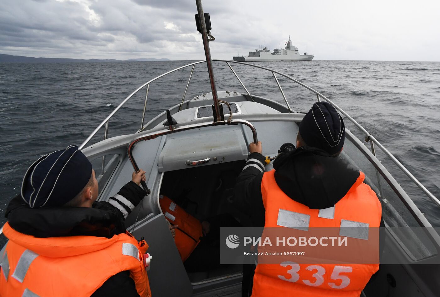 Российско-китайские учения "Морское взаимодействие – 2021"