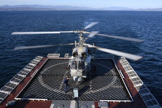 Российско-китайские учения "Морское взаимодействие – 2021"