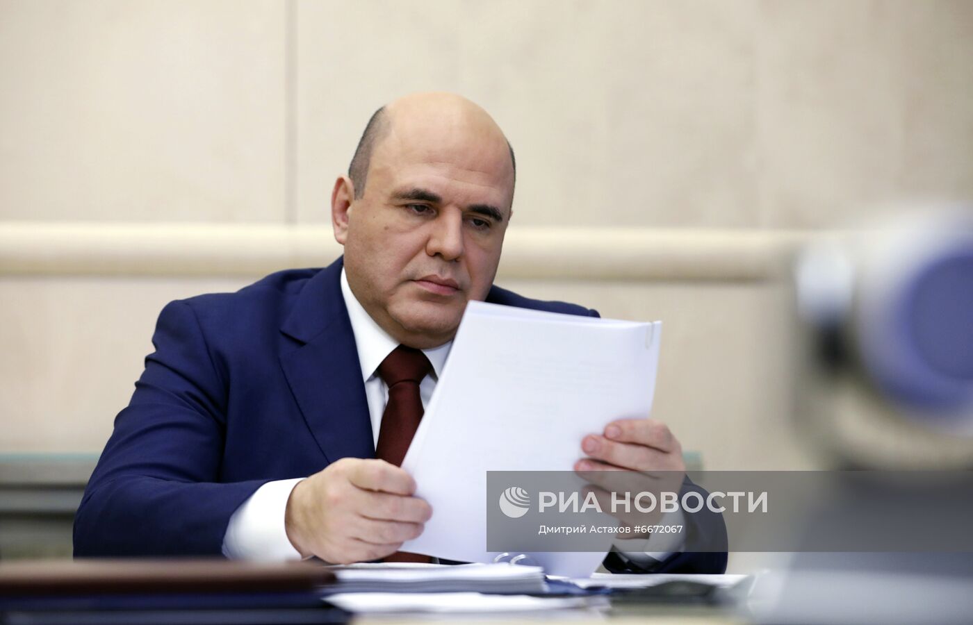 Премьер-министр РФ М. Мишустин провел заседание правительства РФ