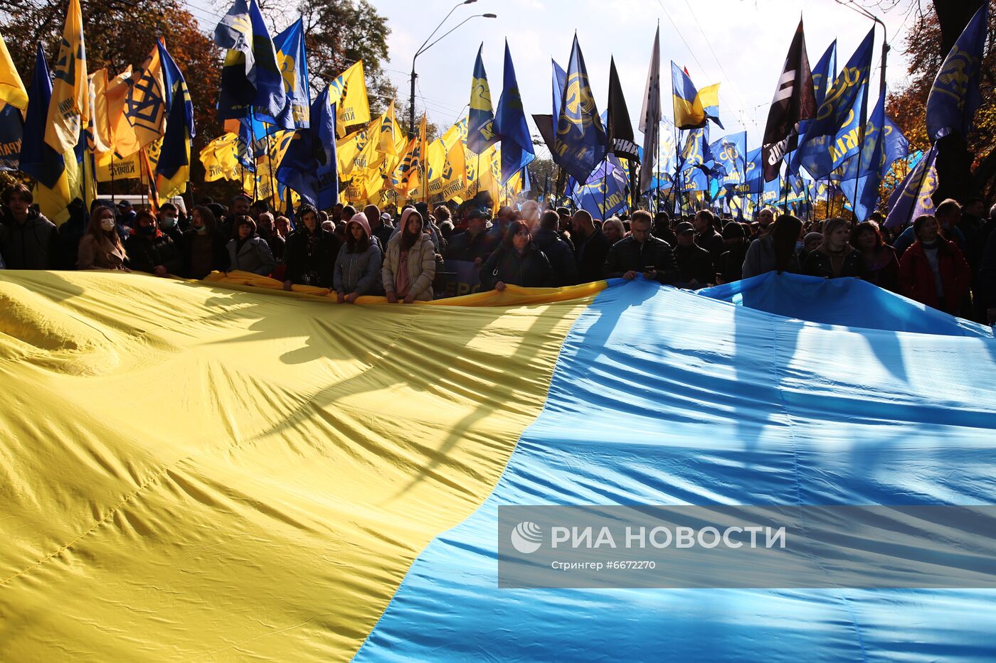 Марш националистов в честь Дня защитника Украины