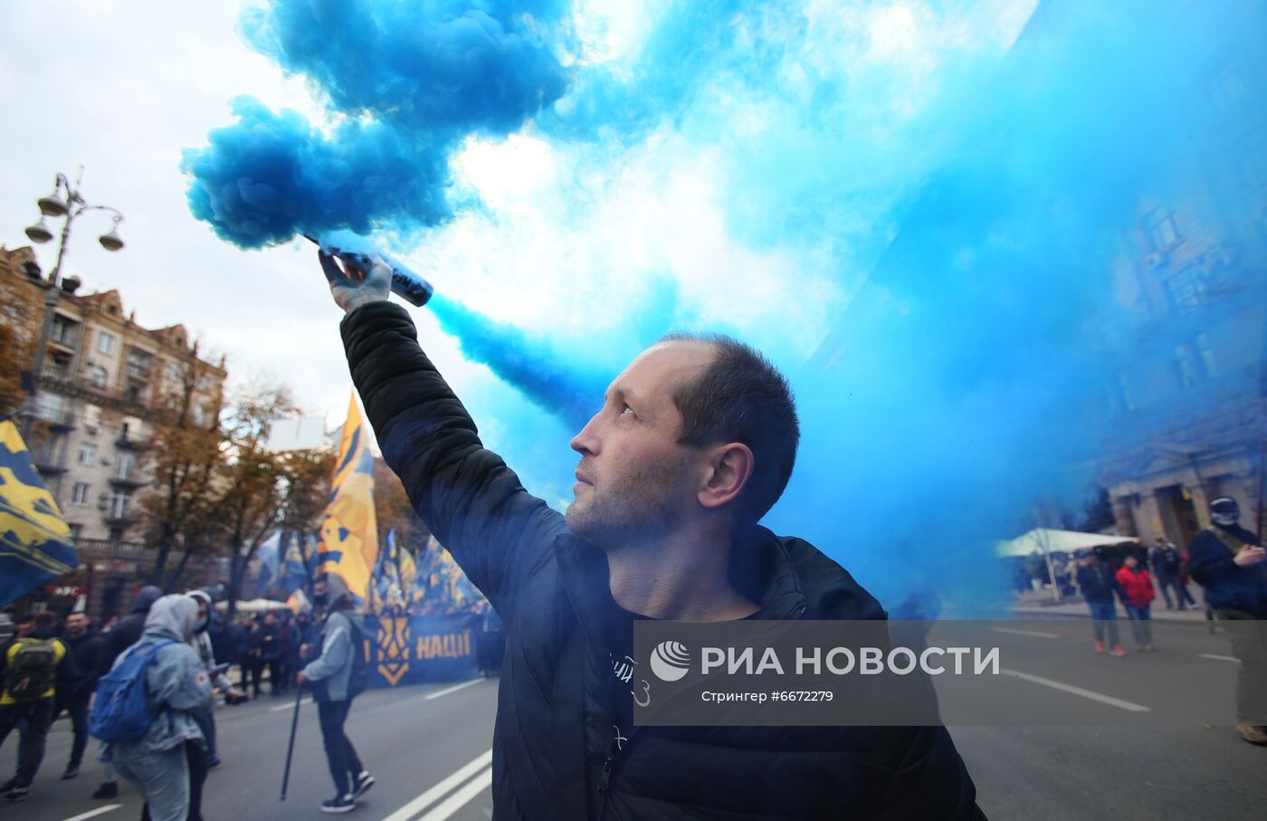 Марш националистов в честь Дня защитника Украины