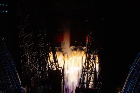 Пуск РН "Союз-2.1б" с разгонным блоком "Фрегат" и космическими аппаратами