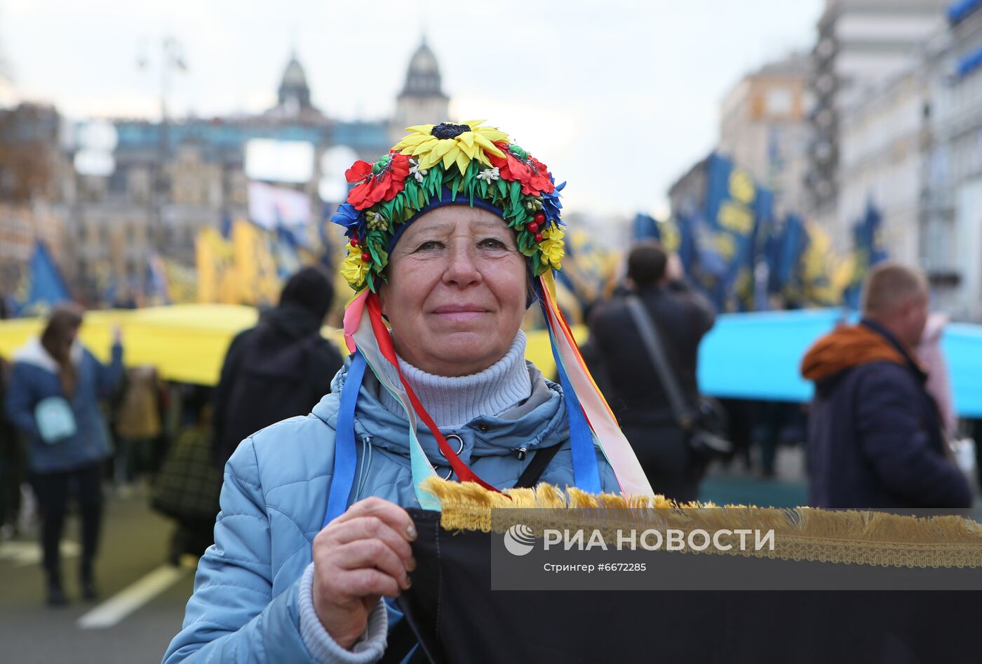 Марш националистов в честь Дня защитника Украины