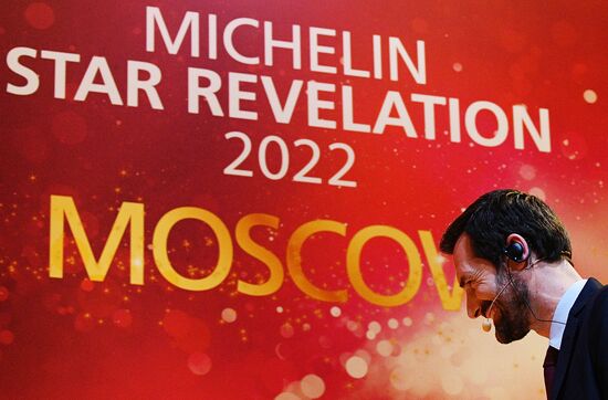 Церемония вручения звезд Michelin московским ресторанам