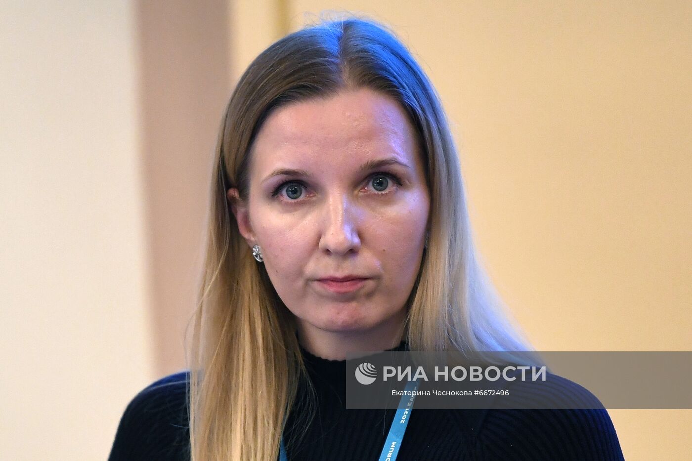Генеральный директор ООО «МЦ "Ривьера"» Наталья Эдель на научно-практической сессии "Мир в эпоху пандемии и после нее. Наша готовность противостоять" в рамках Евразийского женского форума в Таврическом дворце в Санкт-Петербурге. Место: Россия, Санкт-Петербург. Автор: Екатерина Чеснокова/РИА Новости. Третий Евразийский женский форум