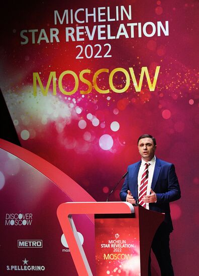 Церемония вручения звезд Michelin московским ресторанам