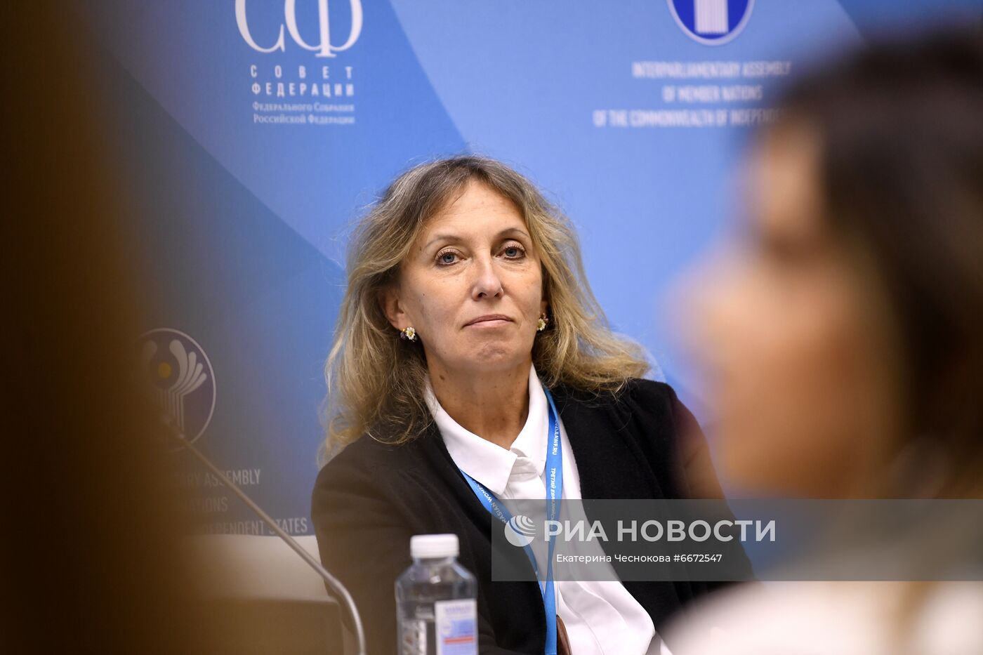 Генеральный директор "АйБиЭм" в России Татьяна Сорокина на стратегической сессии "Цифровой мир. Точки роста и возможности для женщин" в рамках Евразийского женского форума в Таврическом дворце в Санкт-Петербурге. Место: Россия, Санкт-Петербург. Автор: Екатерина Чеснокова/РИА Новости. Третий Евразийский женский форум