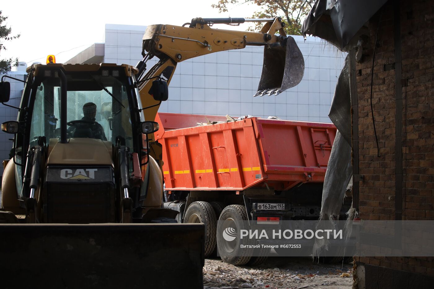 Снос самовольных построек в Анапе