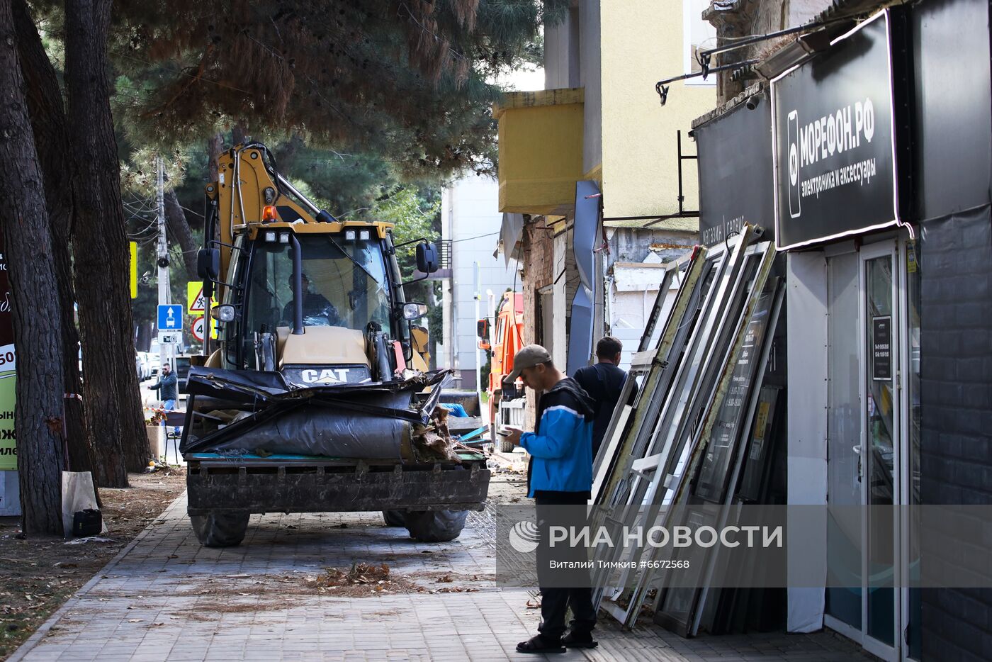 Снос самовольных построек в Анапе