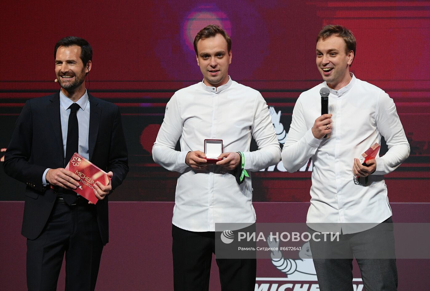 Церемония вручения звезд Michelin московским ресторанам