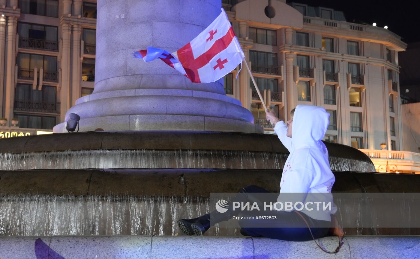 Акция сторонников Саакашвили