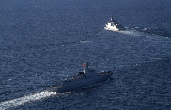 Российско-китайские учения "Морское взаимодействие - 2021"