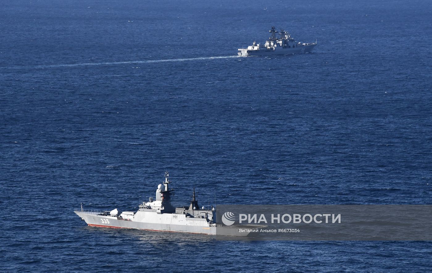 Российско-китайские учения "Морское взаимодействие - 2021"