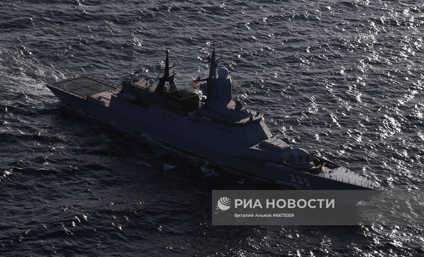 Российско-китайские учения "Морское взаимодействие - 2021"