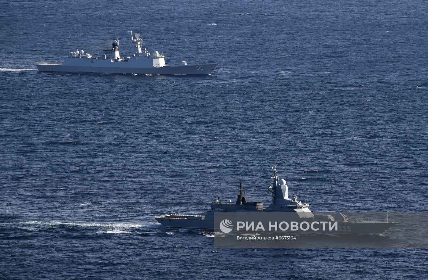 Российско-китайские учения "Морское взаимодействие - 2021"