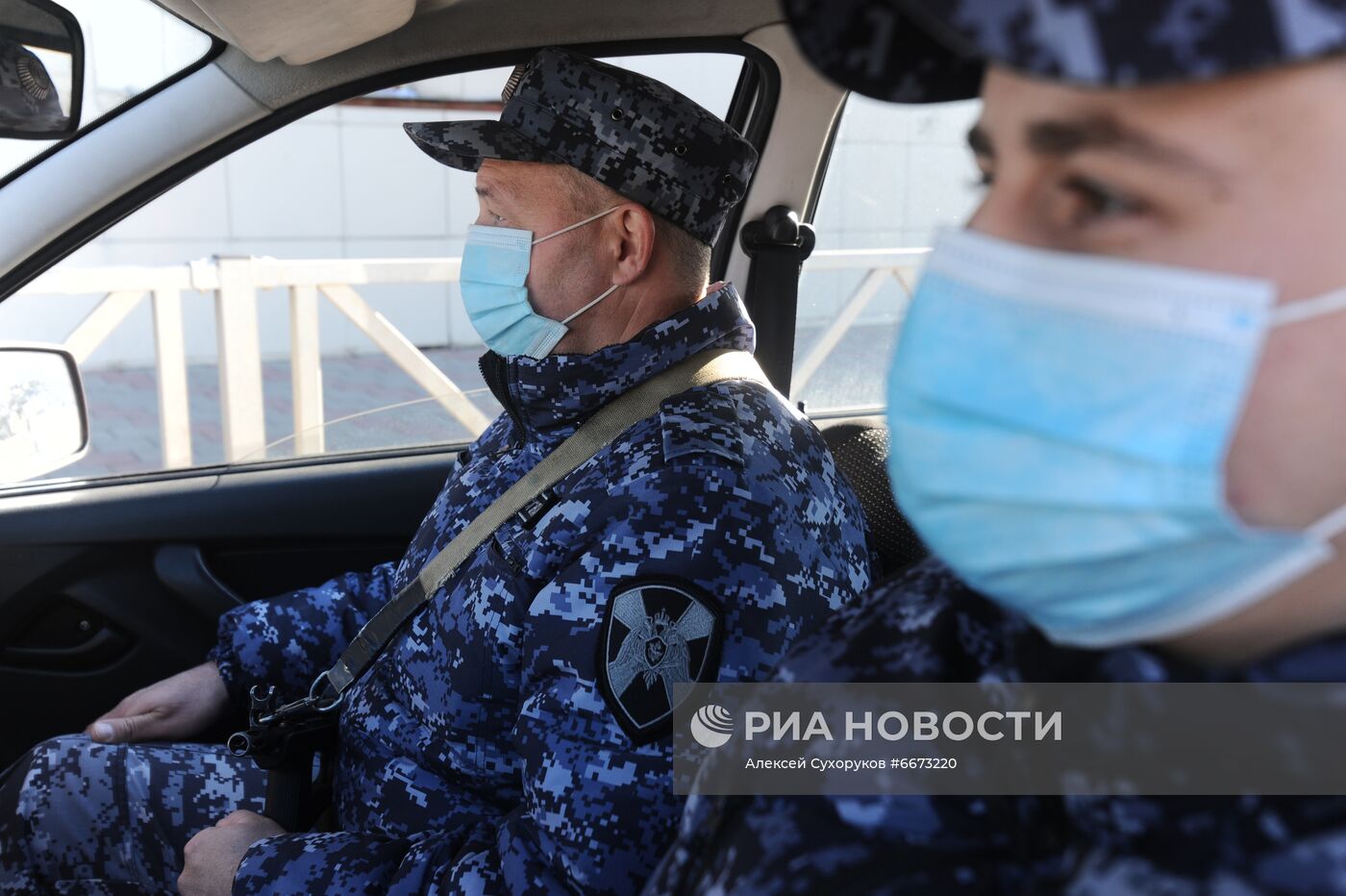 Работа Росгвардии в Тамбове