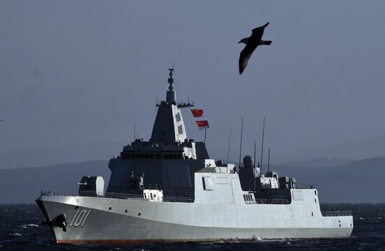 Российско-китайские учения "Морское взаимодействие - 2021"