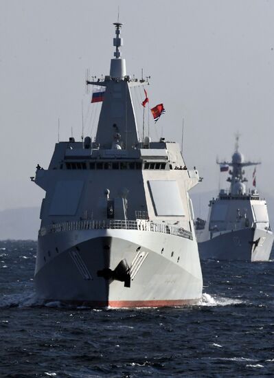 Российско-китайские учения "Морское взаимодействие - 2021"