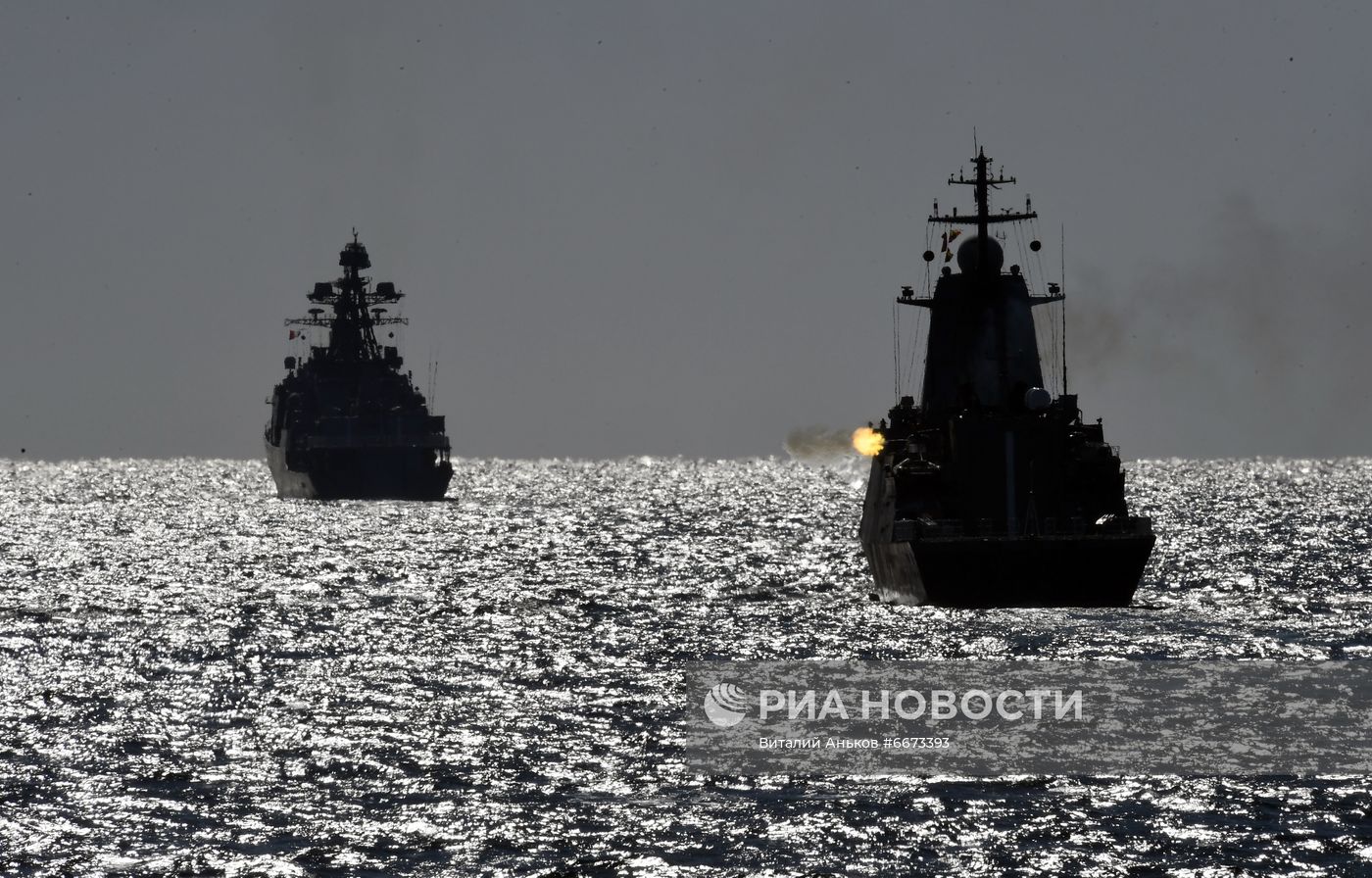 Российско-китайские учения "Морское взаимодействие - 2021"