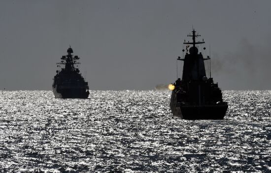 Российско-китайские учения "Морское взаимодействие - 2021"