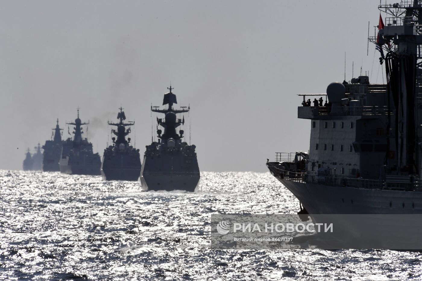 Российско-китайские учения "Морское взаимодействие - 2021"