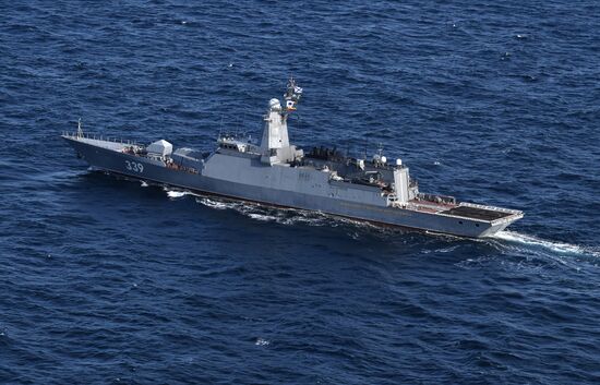 Российско-китайские учения "Морское взаимодействие - 2021"