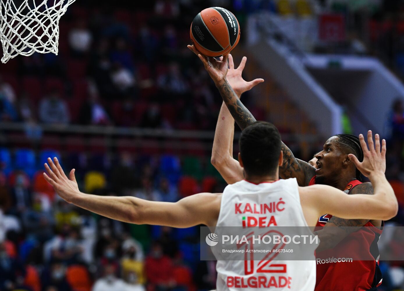 Баскетбол. Евролига. Матч ЦСКА - "Црвена Звезда"