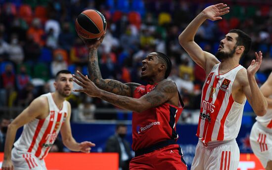 Баскетбол. Евролига. Матч ЦСКА - "Црвена Звезда"