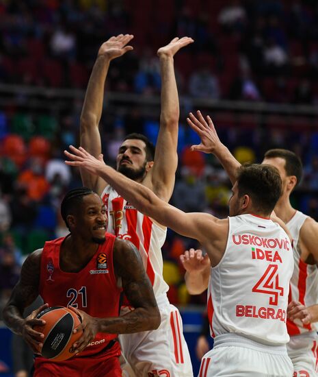 Баскетбол. Евролига. Матч ЦСКА - "Црвена Звезда"