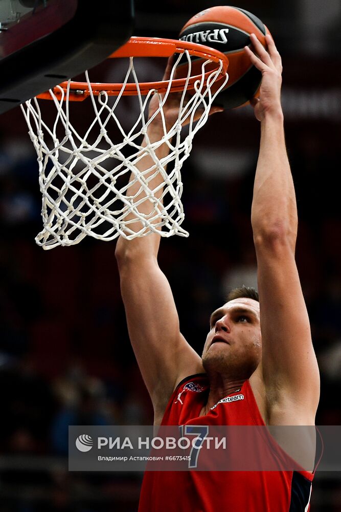 Баскетбол. Евролига. Матч ЦСКА - "Црвена Звезда"