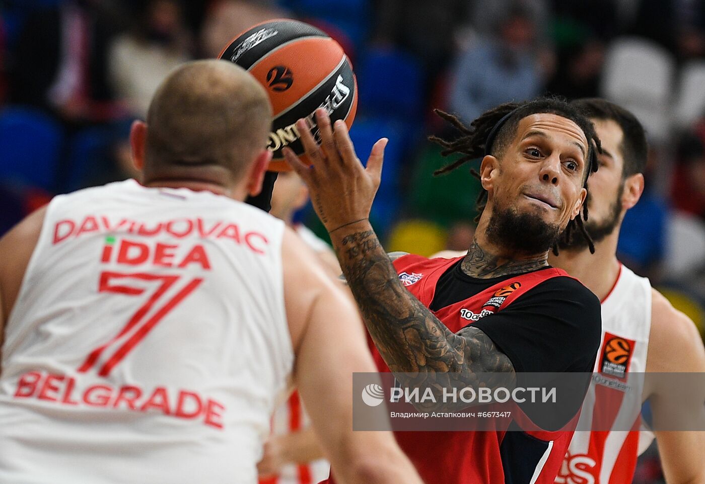Баскетбол. Евролига. Матч ЦСКА - "Црвена Звезда"