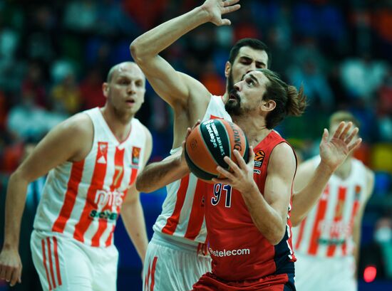 Баскетбол. Евролига. Матч ЦСКА - "Црвена Звезда"