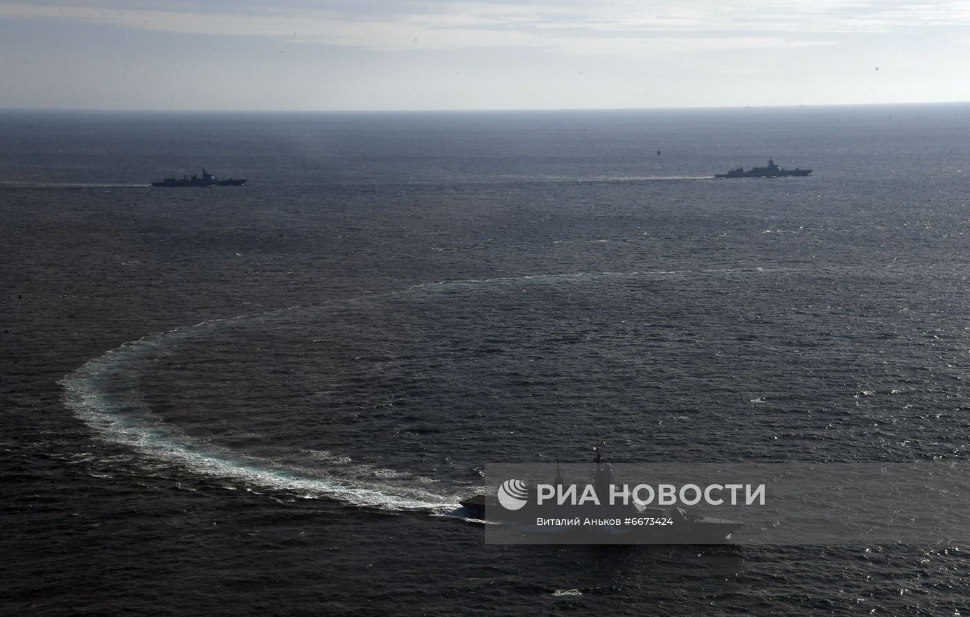 Российско-китайские учения "Морское взаимодействие - 2021"