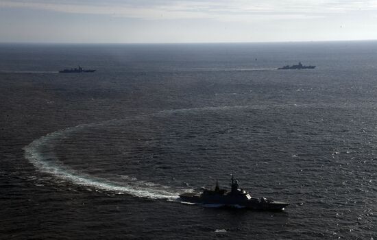 Российско-китайские учения "Морское взаимодействие - 2021"