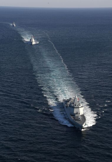 Российско-китайские учения "Морское взаимодействие - 2021"