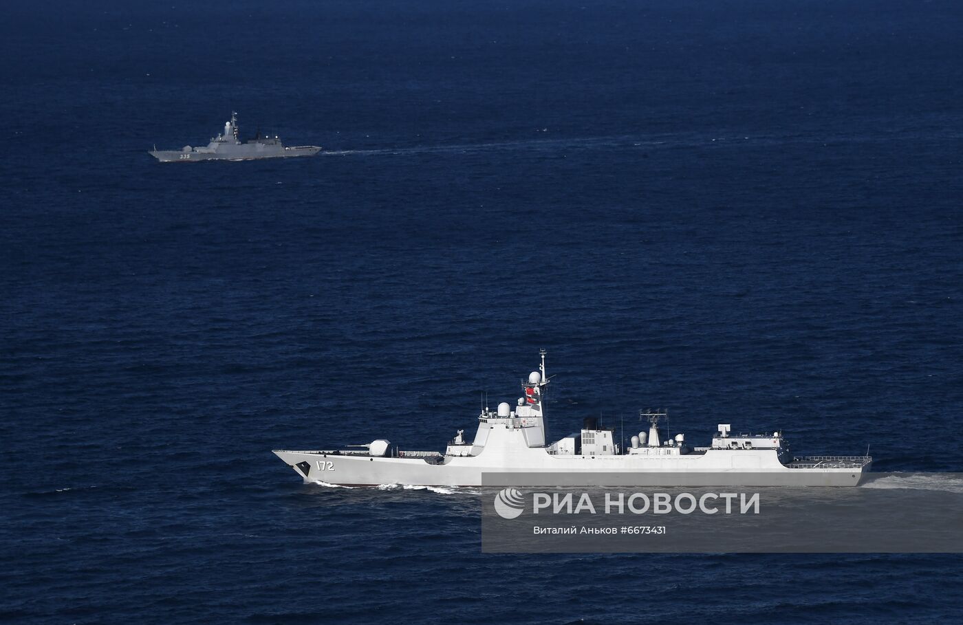 Российско-китайские учения "Морское взаимодействие - 2021"