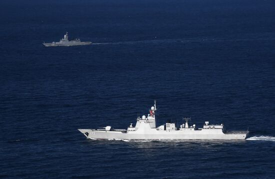 Российско-китайские учения "Морское взаимодействие - 2021"