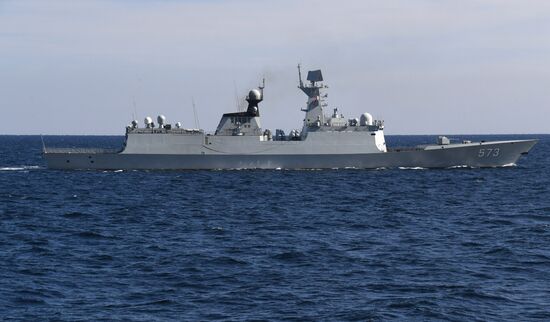 Российско-китайские учения "Морское взаимодействие - 2021"