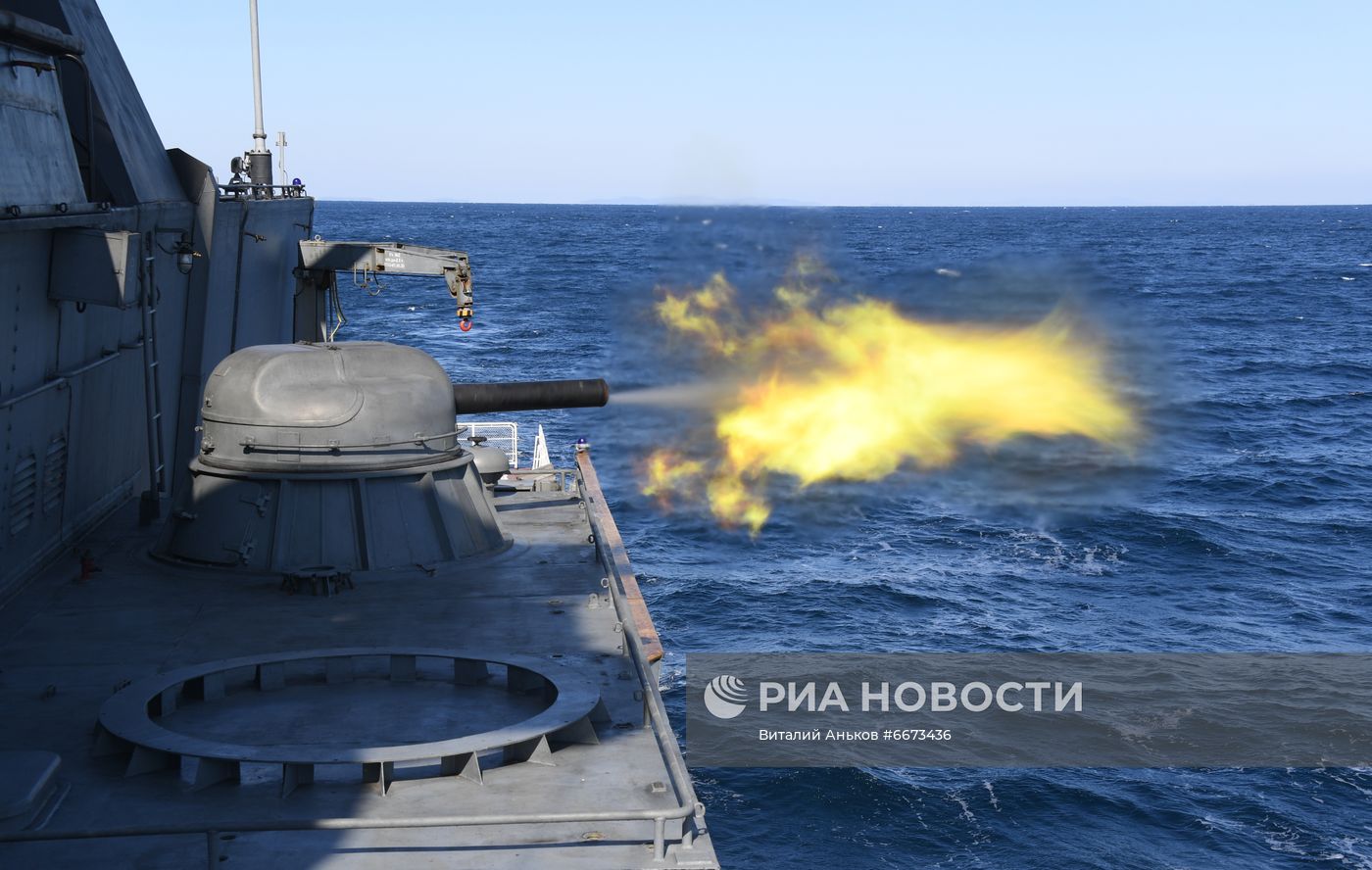 Российско-китайские учения "Морское взаимодействие - 2021"