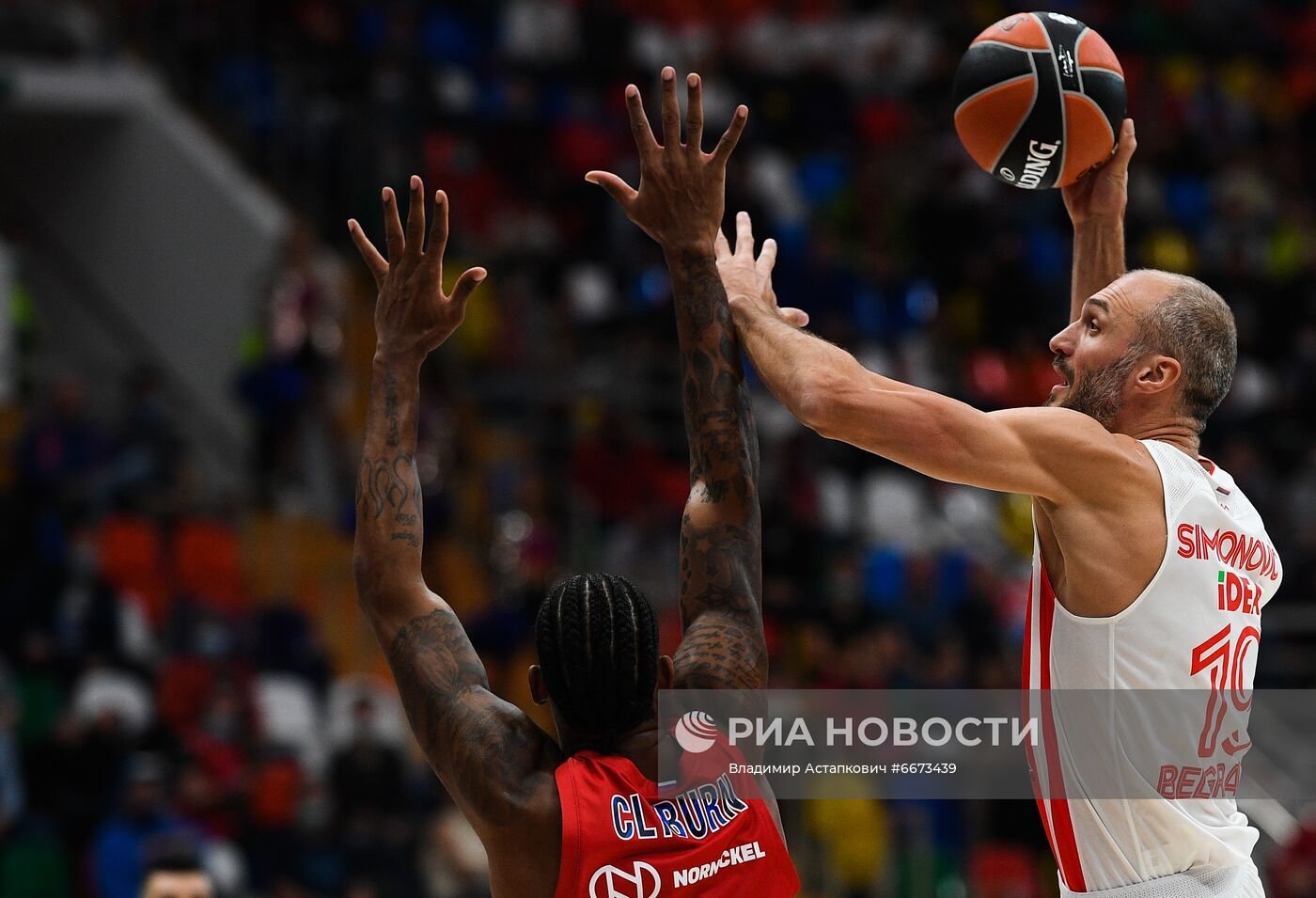 Баскетбол. Евролига. Матч ЦСКА - "Црвена Звезда"