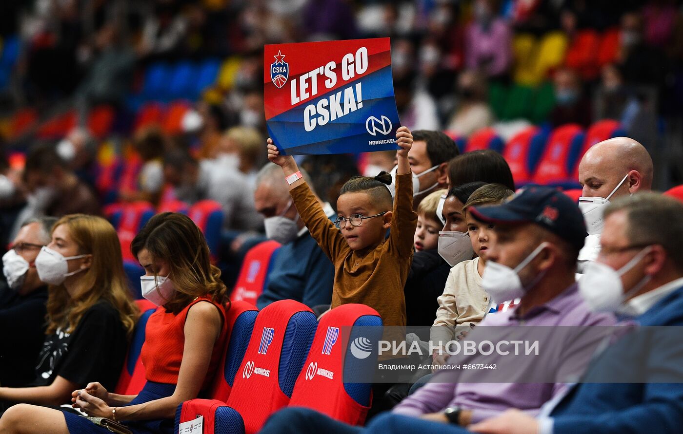 Баскетбол. Евролига. Матч ЦСКА - "Црвена Звезда"