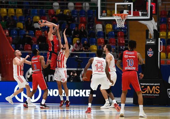 Баскетбол. Евролига. Матч ЦСКА - "Црвена Звезда"