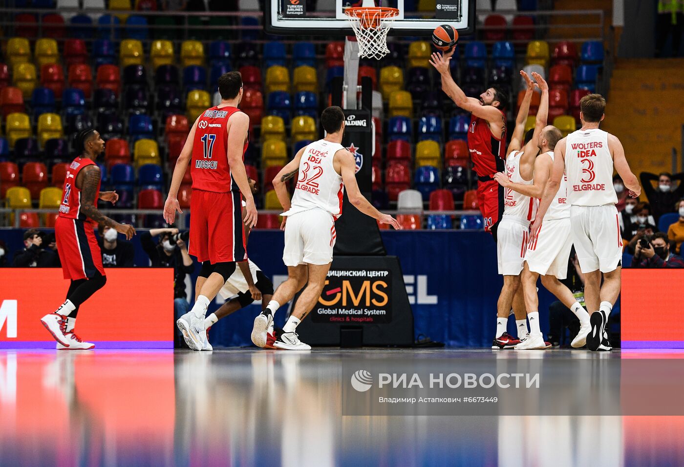 Баскетбол. Евролига. Матч ЦСКА - "Црвена Звезда"