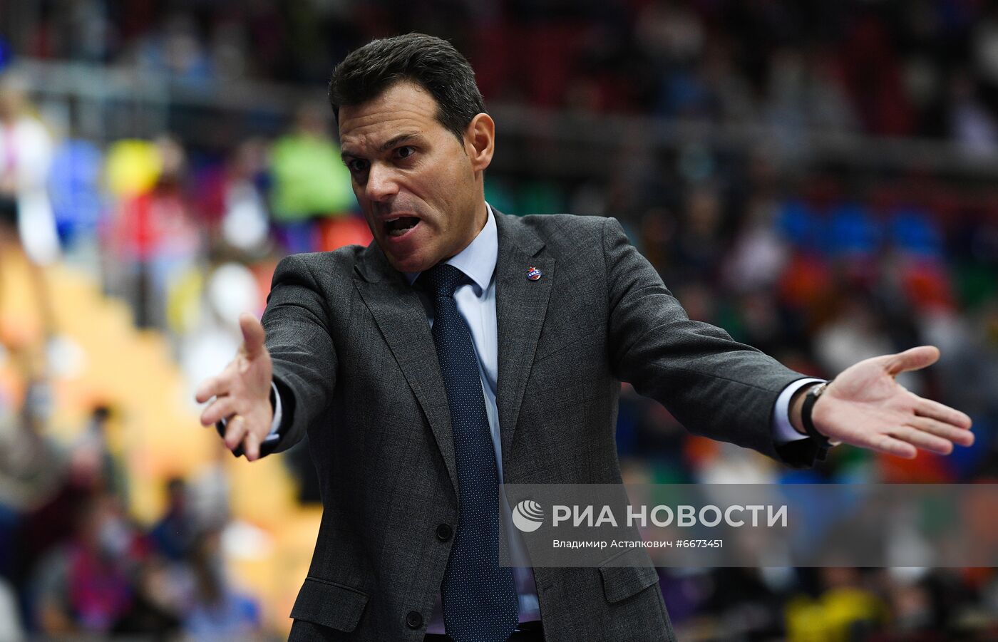 Баскетбол. Евролига. Матч ЦСКА - "Црвена Звезда"