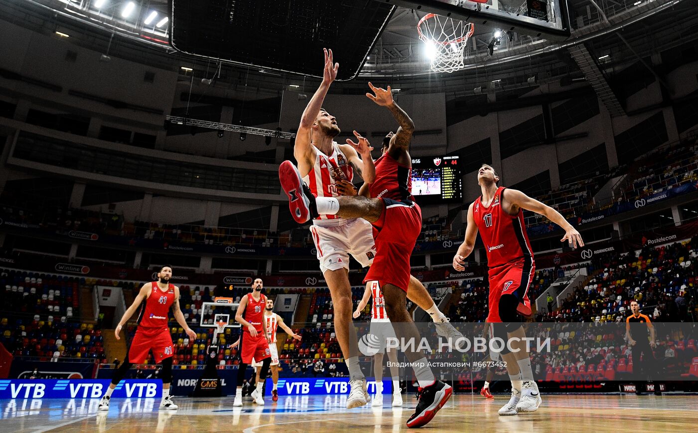 Баскетбол. Евролига. Матч ЦСКА - "Црвена Звезда"