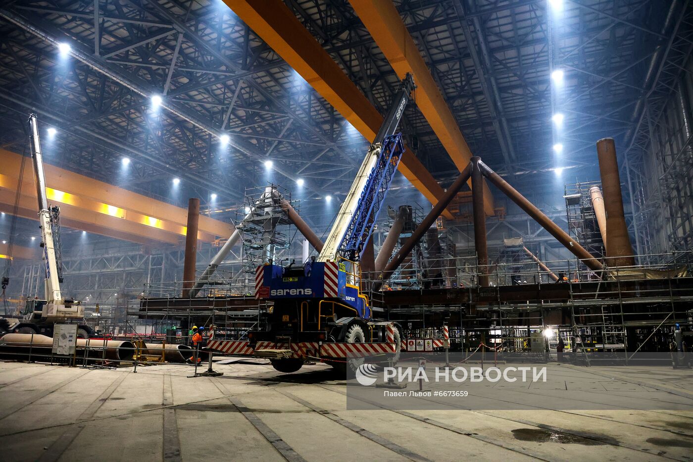 Строительство завода по производству линий сжижения природного газа в Мурманской области