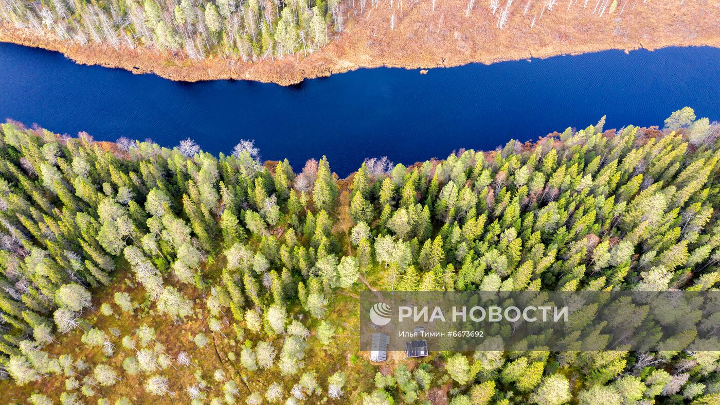 Осень в Национальном парке "Водлозерский"